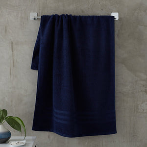 Catherine Lansfield Zero Twist Cotton Hand Towel Navy Blue