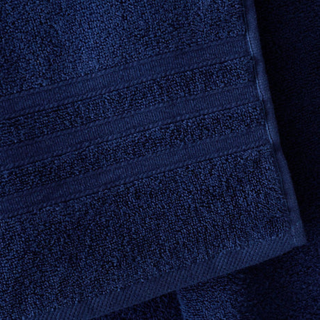 Catherine Lansfield Zero Twist Cotton Hand Towel Navy Blue - TOWELS FACECLOTHS - Beattys of Loughrea