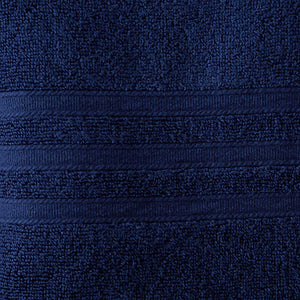 Catherine Lansfield Zero Twist Cotton Hand Towel Navy Blue