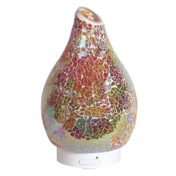 LED Ultrasonic Diffuser - Rainbow Crackle 23cm