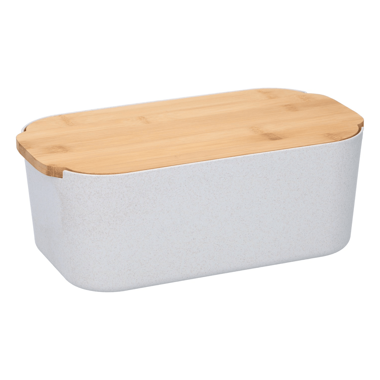 ALPINA Bread Storage Box 650g 33cm With Bamboo Lid - ENAMELWARE/JARS/TRAYS - Beattys of Loughrea