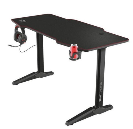Trust - GXT 1175 I Imperius XL Gaming Desk - Black - GAMING CHAIR / DESK - Beattys of Loughrea