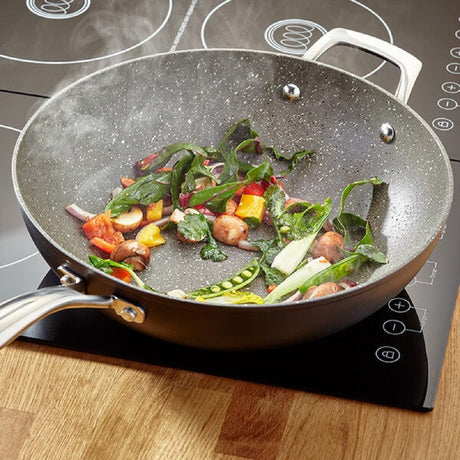 Stellar Rocktanium 30cm Non-Stick Wok - FRYPAN/WOK/SKILLET - Beattys of Loughrea
