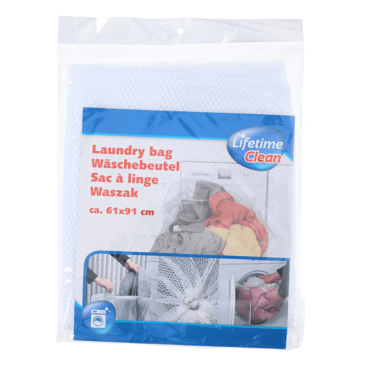 LIFETIME Laundry Bag 61 x 91cm - H/H - CLOTHES PEG/COAT HANGER/WALKING STICK..ETC - Beattys of Loughrea