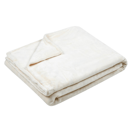 Doudou Off - white Throw 220 x 240cm - THROWS/BLANKETS - Beattys of Loughrea