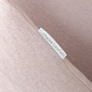 Catherine Lansfield Bedding 145 GM Brushed Cotton Single Duvet Cover Set with Pillowcases Pink