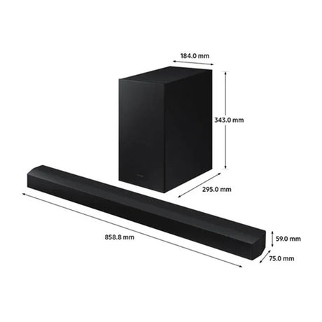 Samsung 2.1 Soundbar with Wireless Subwoofer HW-B450/XU - HOME CINEMA SYSTEM - Beattys of Loughrea