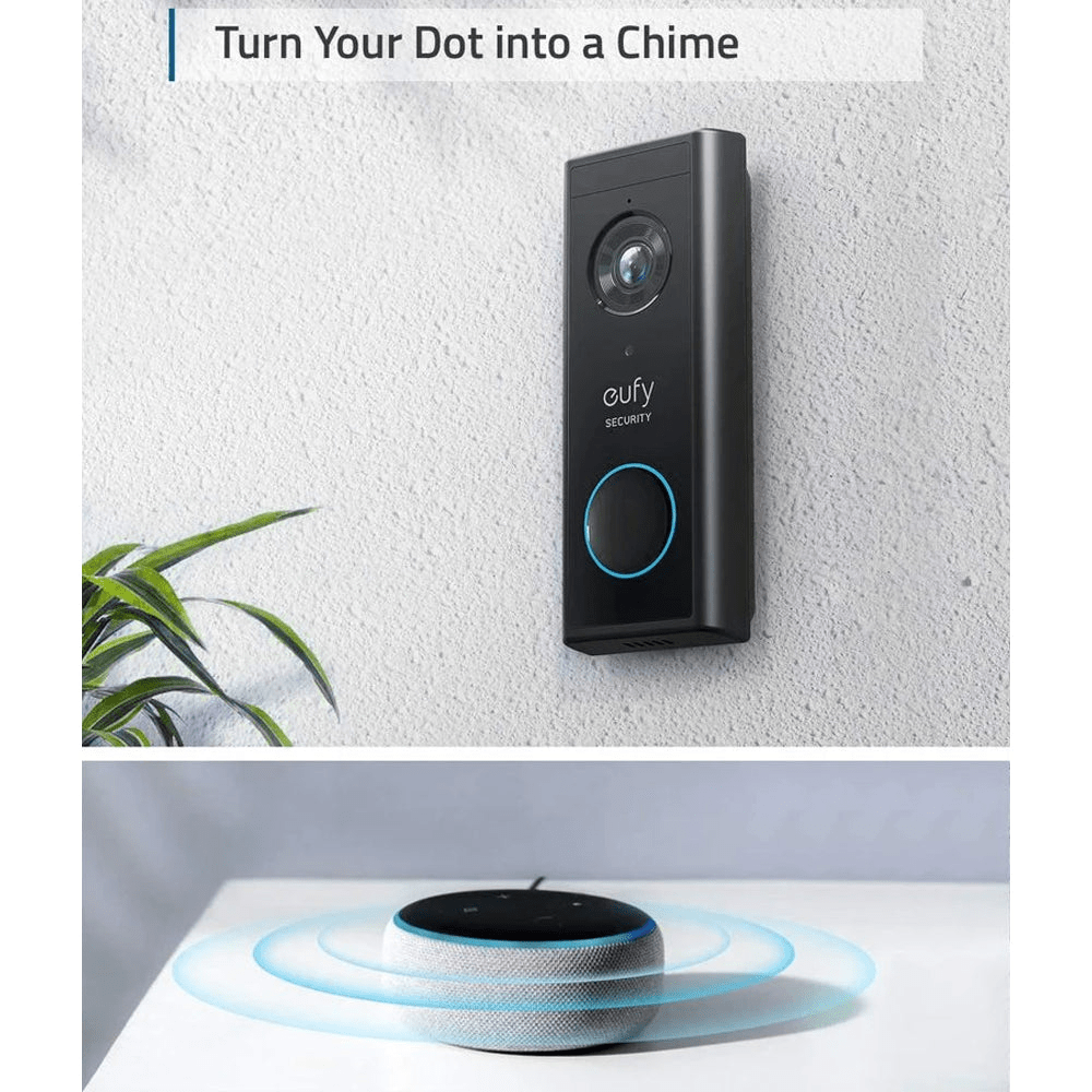 Eufy Video Doorbell 2K Battery Powered With Home Base 2 | E82101W4 - INTERCOM/DOOR BELL - Beattys of Loughrea