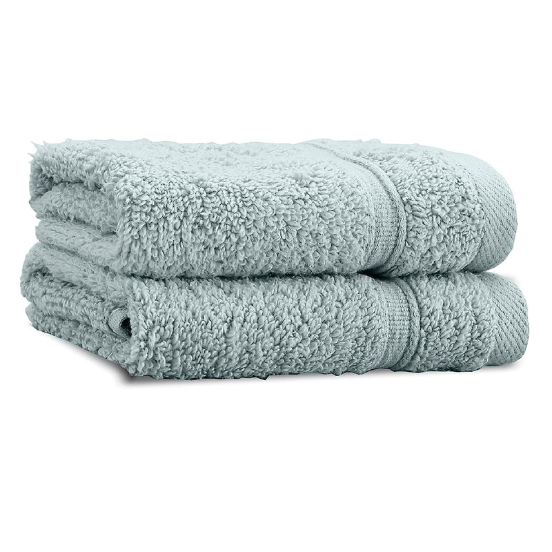 Catherine Lansfield Zero Twist Sage Green Face Cloths 2pk - TOWELS FACECLOTHS - Beattys of Loughrea