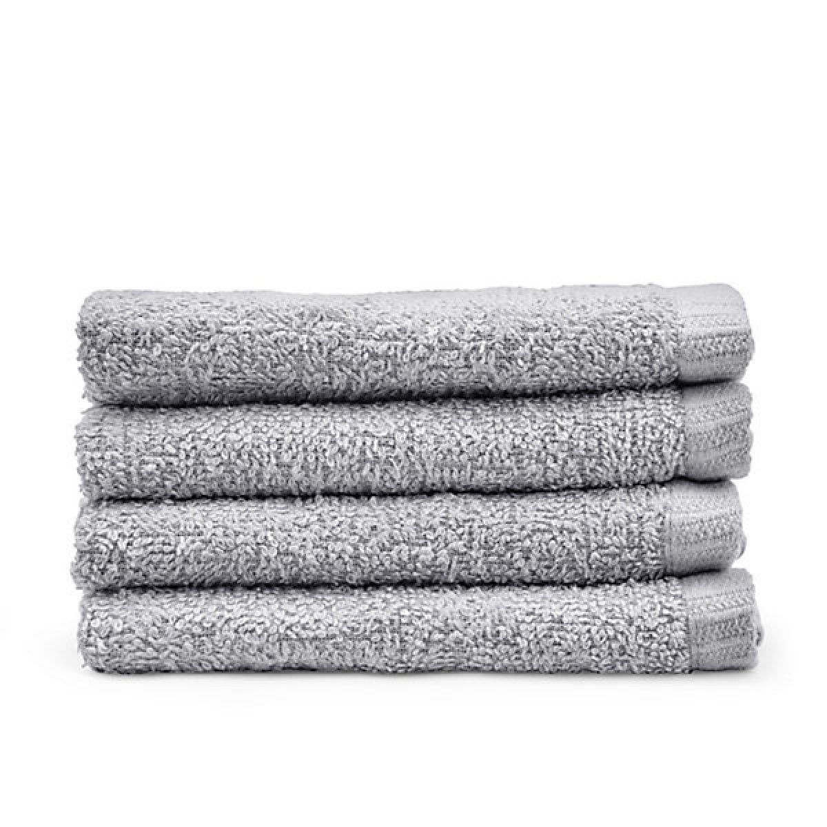 Catherine Lansfield Quick Dry Plain 30 x 30 cm Face Cloth 4 Pack Grey - SHEETS/VALANCE/MATTRESS COVER - Beattys of Loughrea