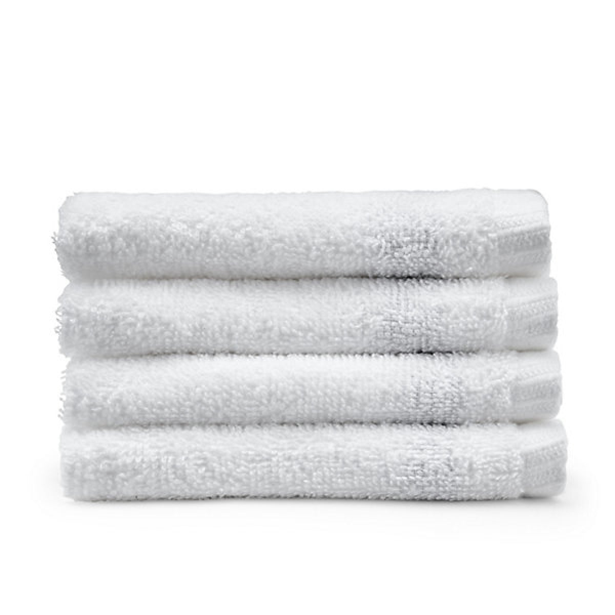 Catherine Lansfield Quick Dry Plain 30 x 30 cm Face Cloth 4 Pack White