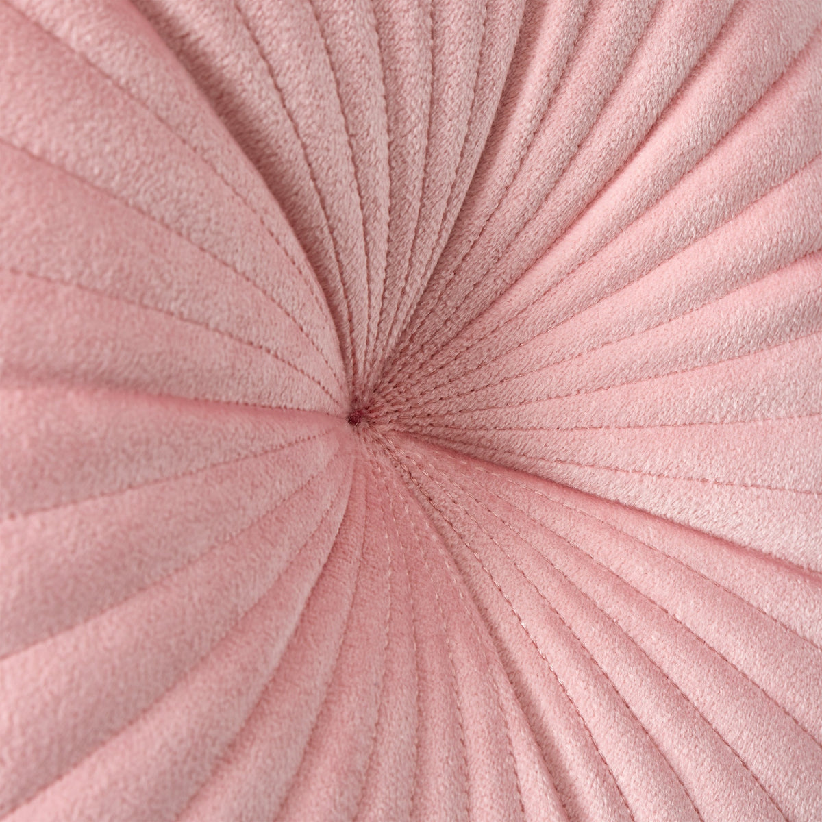 Plain Pink Round Filled Cushion