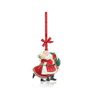 TIPPERARY CRYSTAL Sparkle Mr & Mrs Claus Hanging Christmas Decoration - CANDLES - Beattys of Loughrea