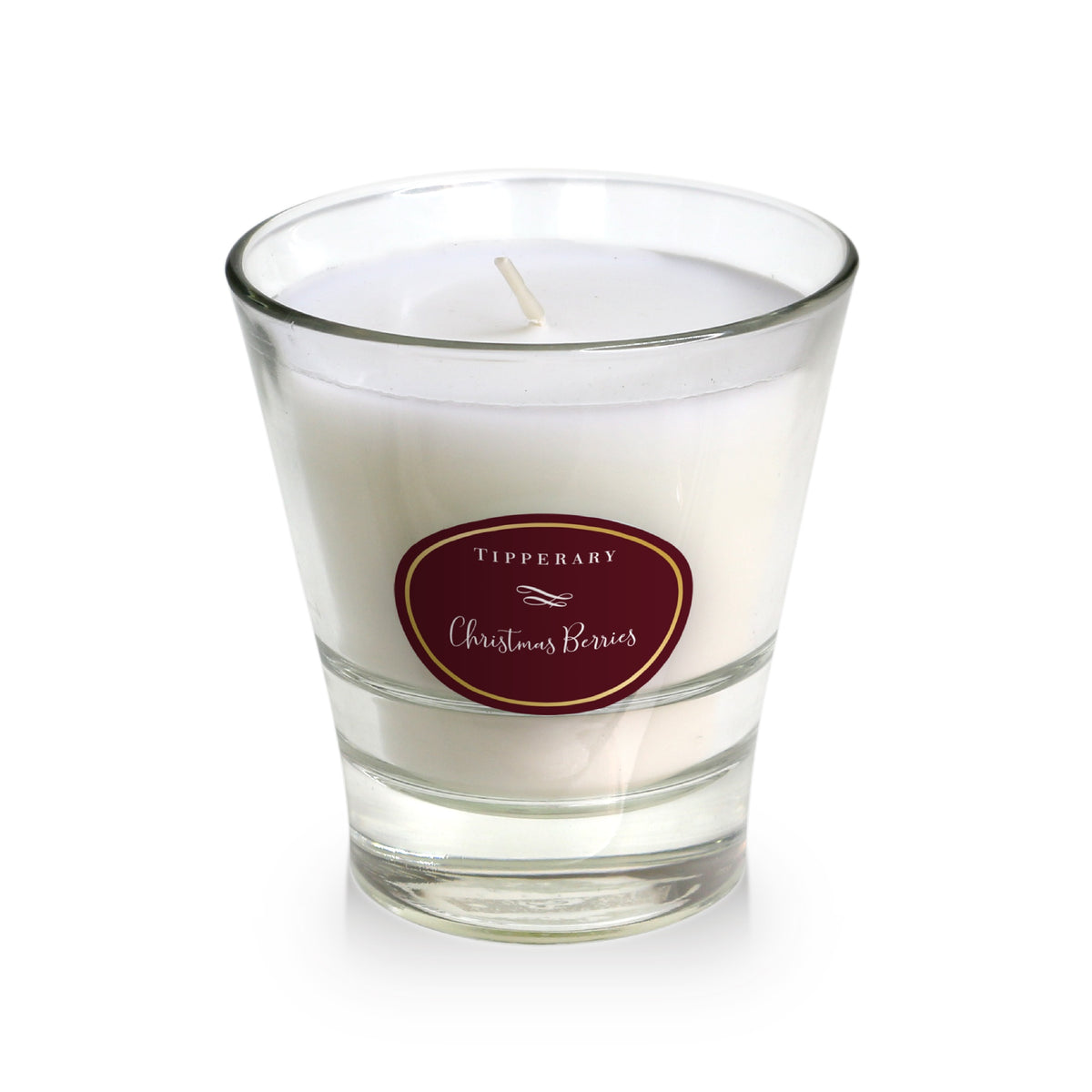 A26 TIPC POINSETTIA XMAS BERRIES TUMBLER CANDLE 155794