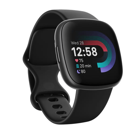 Fitbit Versa 4 Health & Fitness Smart Watch - Black & Graphite - SMARTWATCH, FITBIT - Beattys of Loughrea