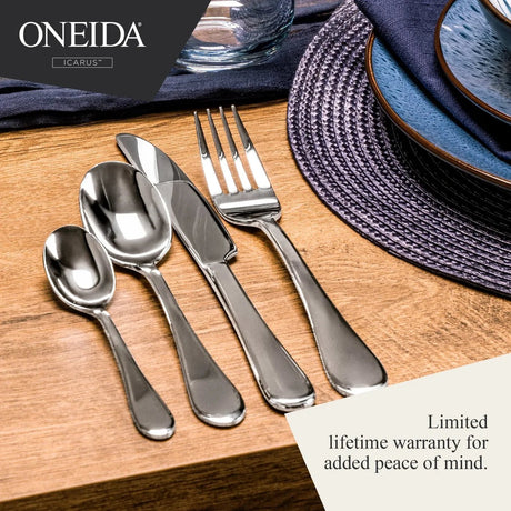 Oneida Icarus 16 Piece Cutlery Set - CUTLERY/KNIFE SET/BLOCK - Beattys of Loughrea