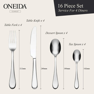 Oneida Icarus 16 Piece Cutlery Set