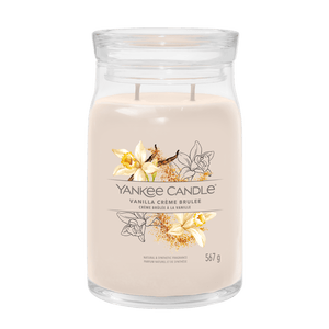 Vanilla Crème Brûlée Signature Large Jar Yankee Candle 567g - CANDLES - Beattys of Loughrea