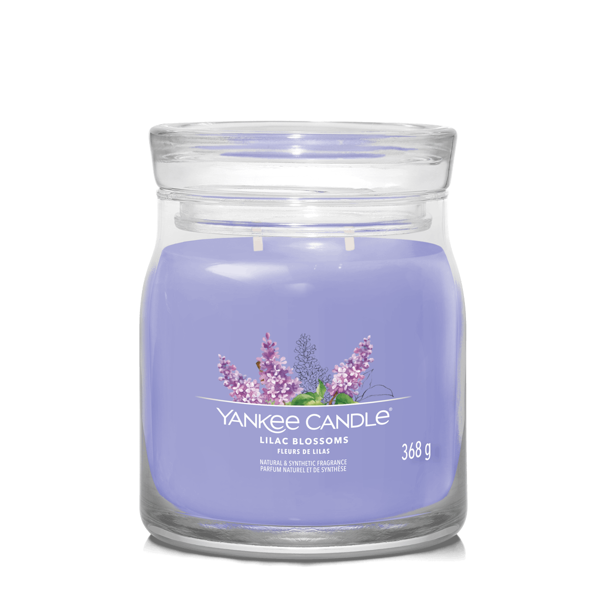 Lilac Blossoms Signature Medium Jar Yankee Candle 368g - CANDLES - Beattys of Loughrea
