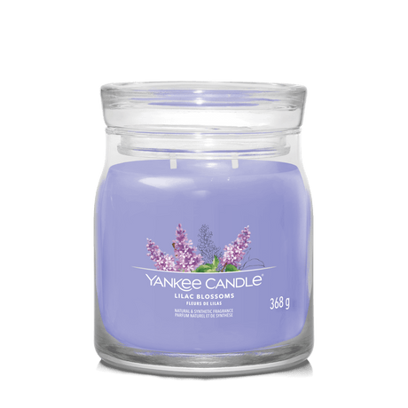 Lilac Blossoms Signature Medium Jar Yankee Candle 368g - CANDLES - Beattys of Loughrea