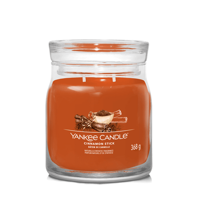 Cinnamon Stick Signature Medium Jar Yankee Candle 368g - CANDLES - Beattys of Loughrea