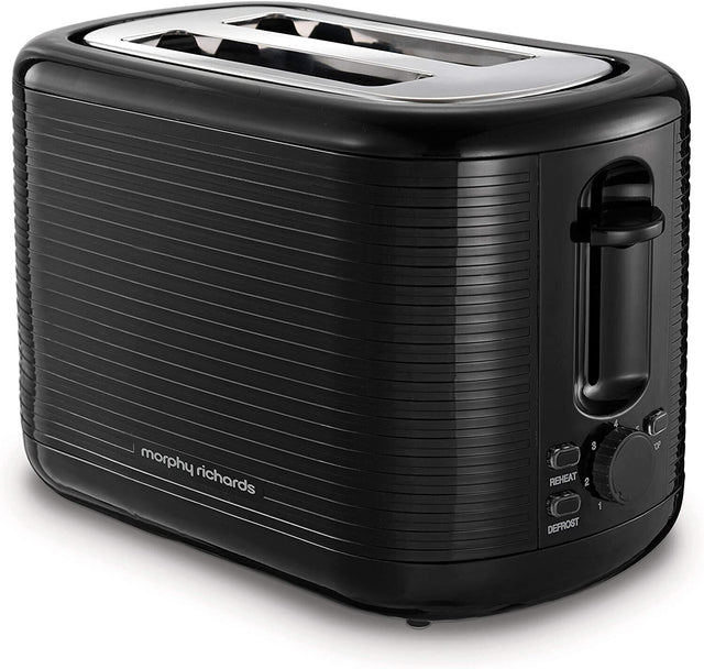 Russell Hobbs 2 Slice Groove Toaster - Black (26390) - TOASTERS - Beattys of Loughrea
