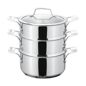 Stellar Premium 18cm 3 Tier Steamer Set - COOKWARE - S/STEEL - Beattys of Loughrea