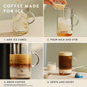 Nespresso Vertuo Pop Cold Coffee Machine Set, Pacific Blue - COFFEE MAKERS / ACCESSORIES - Beattys of Loughrea