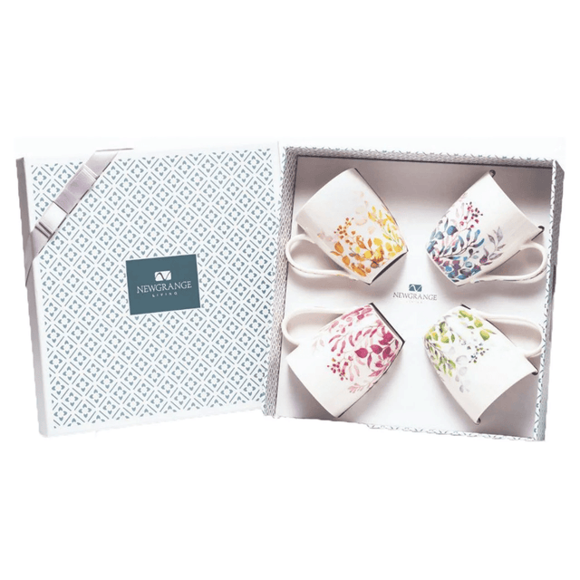 Newgrange Living Floral Bone China Mugs Set of 4 - MUG SETS - Beattys of Loughrea