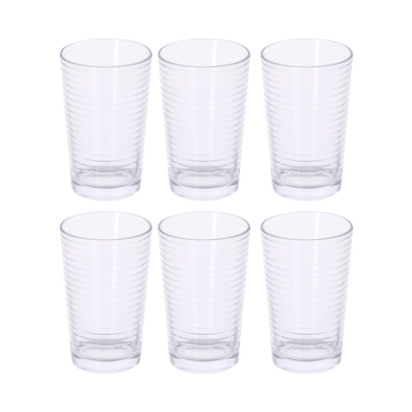 ALPINA Drinking Glass Set 220ml Pack Of 6 - DRINKING GLASSES - Beattys of Loughrea