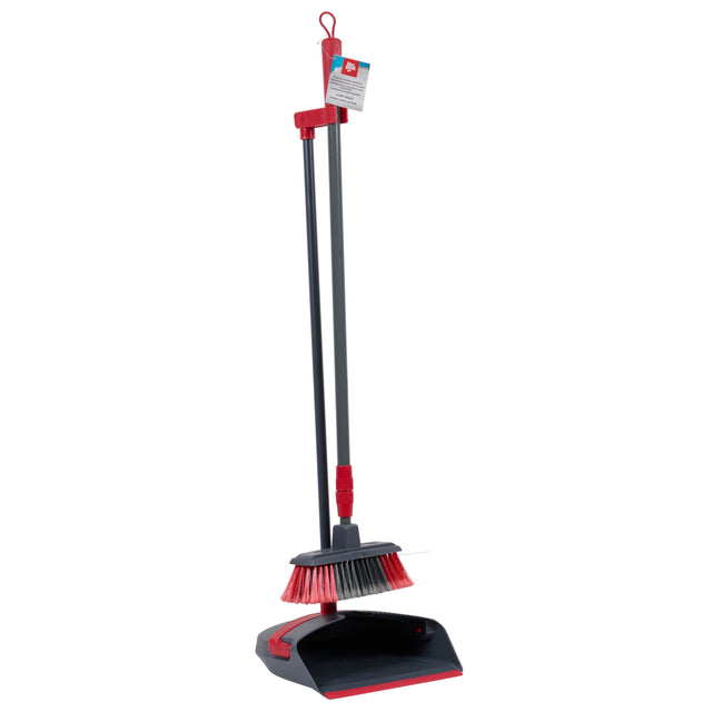 DIRT DEVIL Long Handled Dustpan & Broom - CLEANING SWEEPNG BRUSH/BROOM/DUSTPAN - Beattys of Loughrea