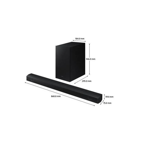 Samsung 2.1Ch 300W Soundbar With Wireless Subwoofer | Hw-B530/Xu - HOME CINEMA SYSTEM - Beattys of Loughrea
