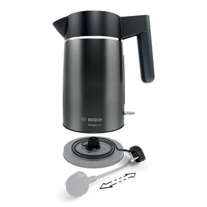 Bosch 1.7L Designline Graphite Kettle Series 6 - TWK5P475GB - KETTLES - Beattys of Loughrea