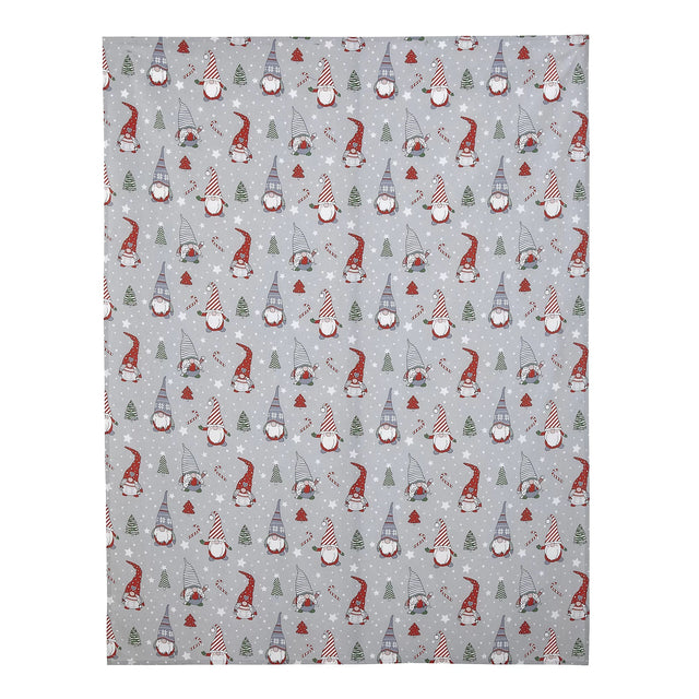 Catherine Lansfield Christmas Gnomes Wipe Clean 137x229 cm Table Cloth - APRON/GLOVE/TEXTILE - Beattys of Loughrea