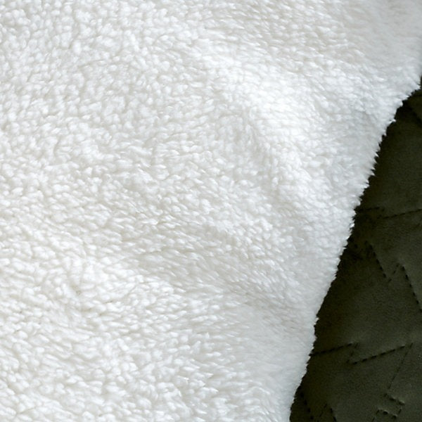 Catherine Lansfield Bedding Cosy Soft Christmas Tree Green Duvet Cover Set - Super King