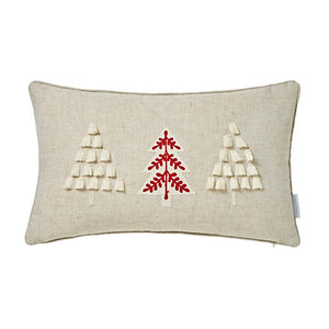 Catherine Lansfield Tufted Christmas Tree Cushion – Natural