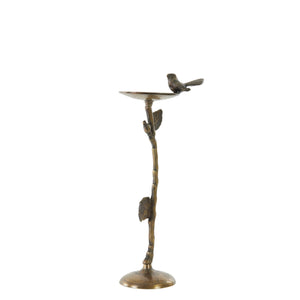 Candle Holder 18 x 11.5 x 40cm BIRD Antique Bronze - CANDLE HOLDERS / Lanterns - Beattys of Loughrea