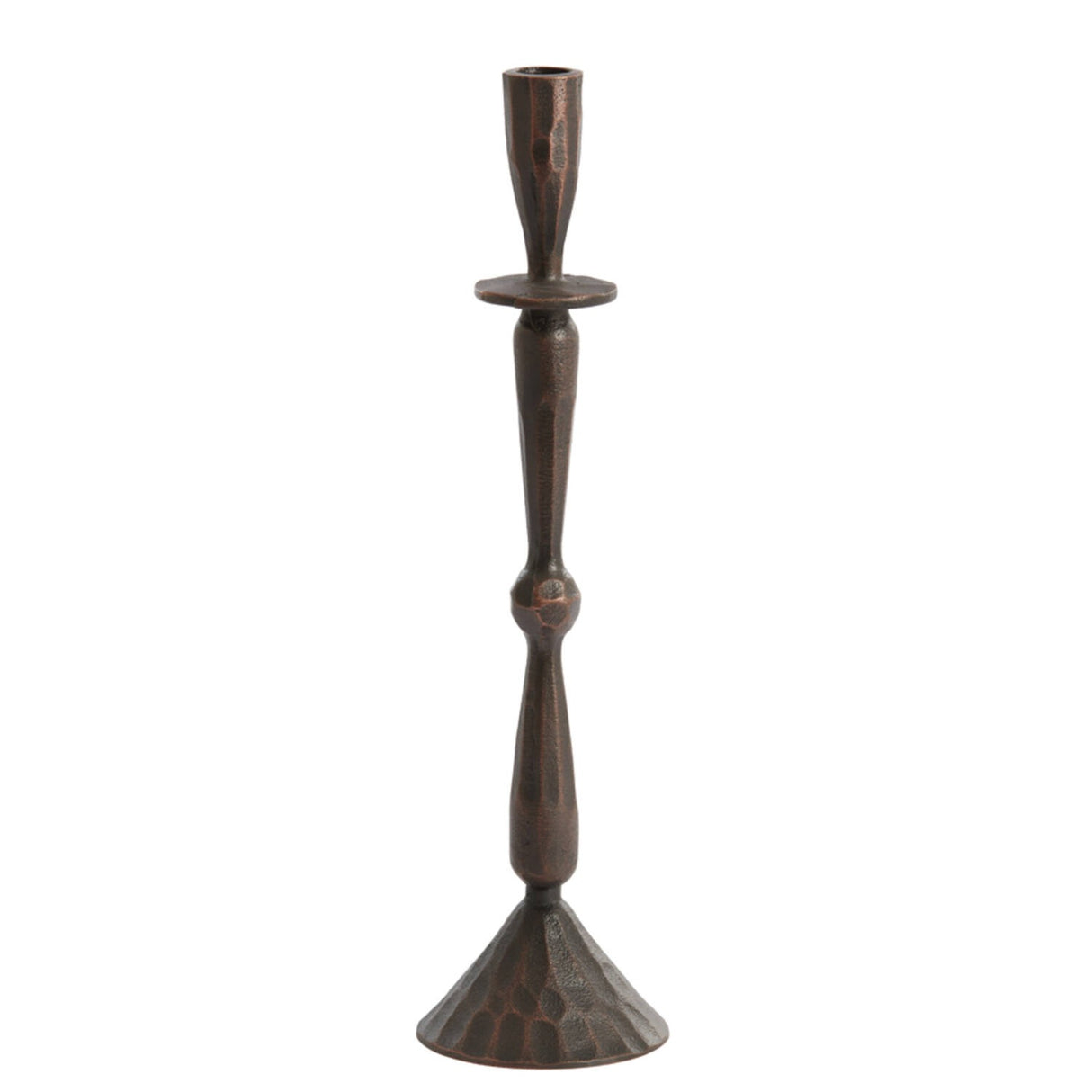Candle Stick 10.5 x 39cm Casandra Copper Brown - CANDLE HOLDERS / Lanterns - Beattys of Loughrea