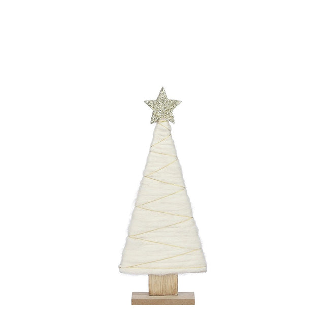 White Tree Decoration 31cm - XMAS TREE SMALL - Beattys of Loughrea