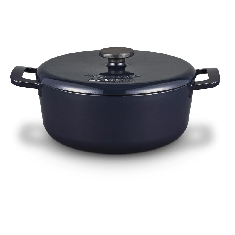 Brabantia The Dutch Oven XL Night Blue 28cm - COOKWARE - CAST IRON - Beattys of Loughrea