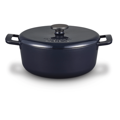 Brabantia The Dutch Oven XL Night Blue 28cm - COOKWARE - CAST IRON - Beattys of Loughrea