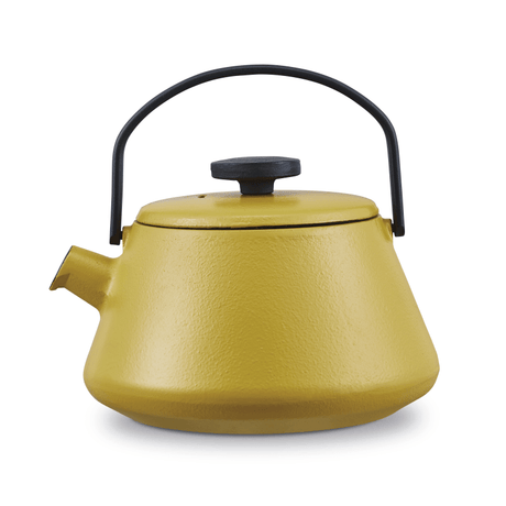 Brabantia T - Time Mustard Yellow 12cm Teapot - COOKWARE - CAST IRON - Beattys of Loughrea