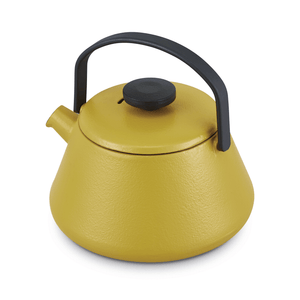 Brabantia T - Time Mustard Yellow 12cm Teapot - COOKWARE - CAST IRON - Beattys of Loughrea