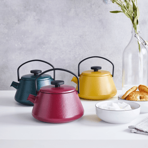Brabantia T - Time Mustard Yellow 12cm Teapot - COOKWARE - CAST IRON - Beattys of Loughrea