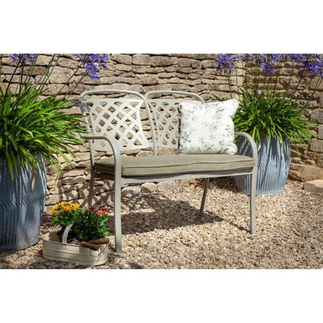 Berkeley Cast Aluminium 2 Seater Bench - BISTRO SET 2 PERSON - Beattys of Loughrea