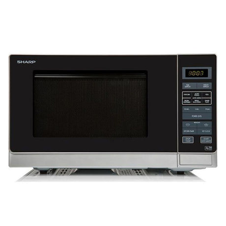 Sharp 25 Litre 900W Microwave Silver - R372SLM - Beattys of Loughrea | www.beattys.ie