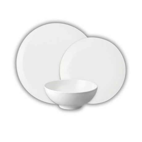 Denby Classic White Porcelain 12 Piece Dinnerware Set - TABLEWARE SETS - GENERAL - Beattys of Loughrea