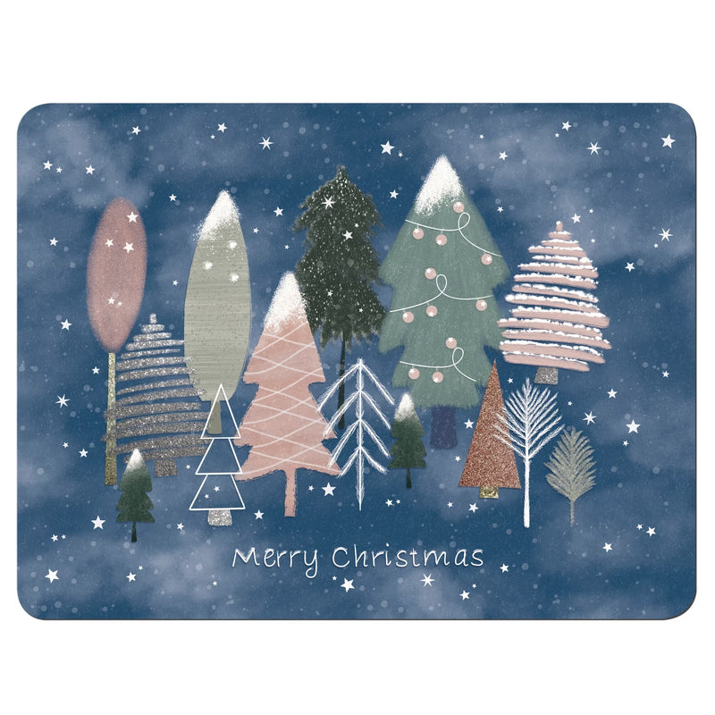 Denby Christmas Trees Set Of 6 Placemats