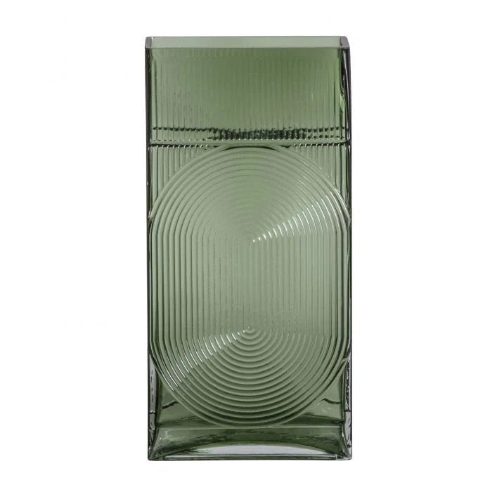 Savaro Green Glass Vase - FLOWERPOT/VASE/JUG 1 - Beattys of Loughrea