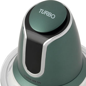 Progress Green Shimmer Glass Chopper - HAND BLENDERS CHOPPERS - Beattys of Loughrea